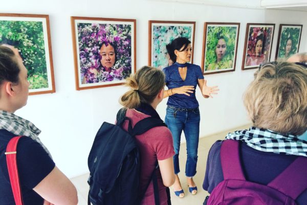 Curator Speaks at Siem Reap Gallery